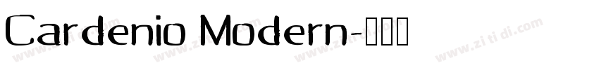 Cardenio Modern字体转换
